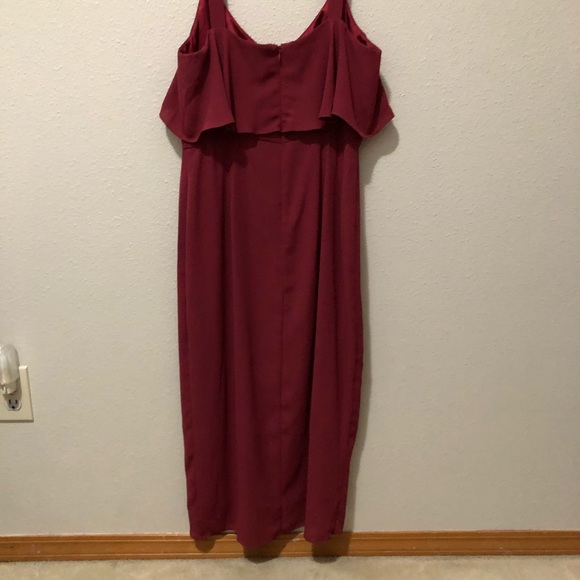 Cooper St. Capulet Drape Dress - 6 - Mulberry - Picture 5 of 8